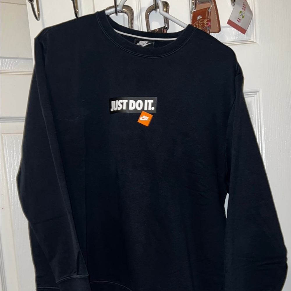 Nike Black 'Just Do It' Sweatshirt